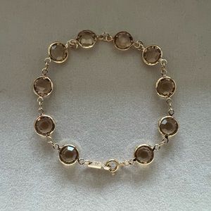 Vintage SAL Swarovski gold bracelet
